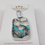 Transformed jewellery 222 Fifth Adelaide Turquoise Upcycled Broken China Necklaces