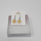 Transformed jewellery Upcycled Broken China Earrings