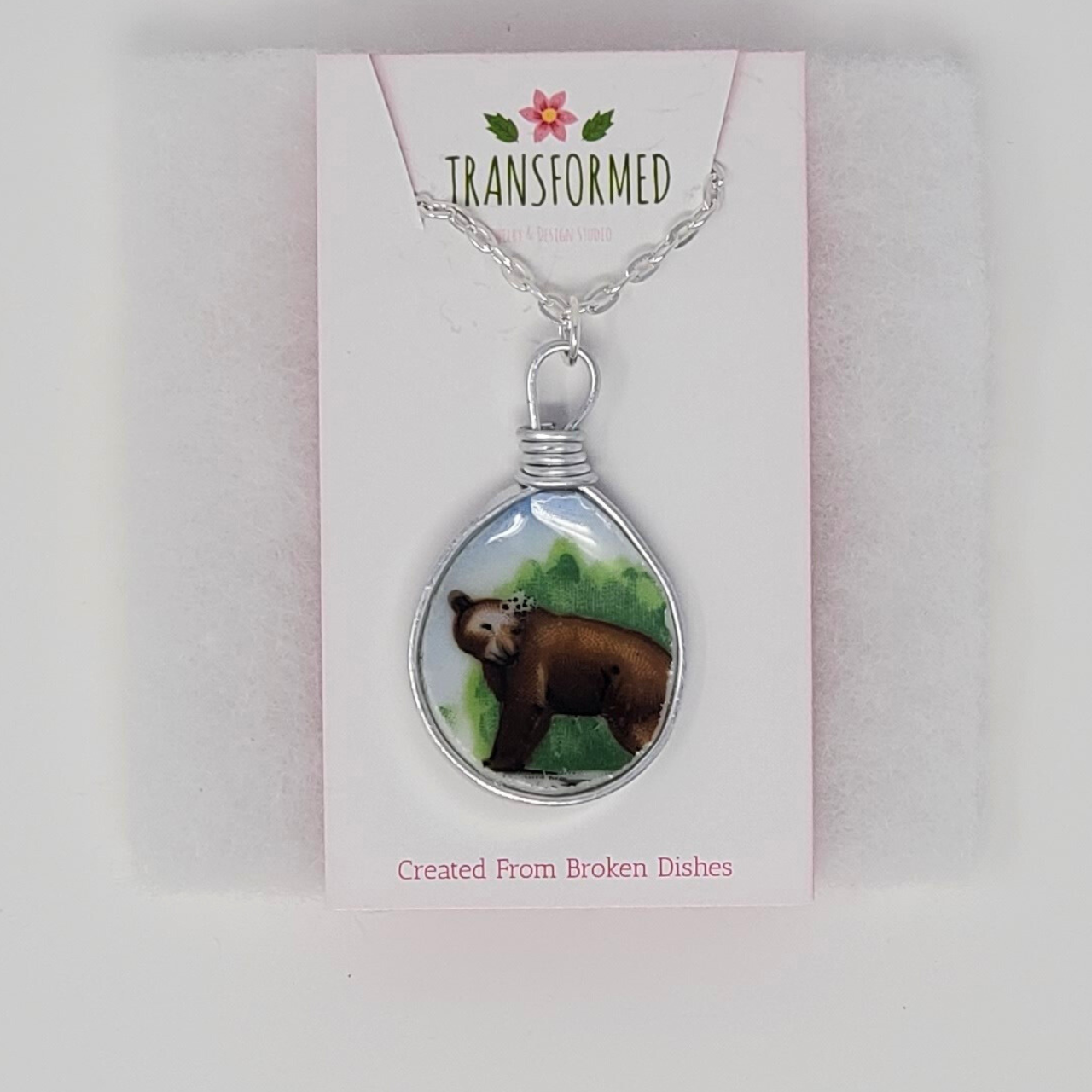 Transformed jewellery Upcycled Broken China Necklaces