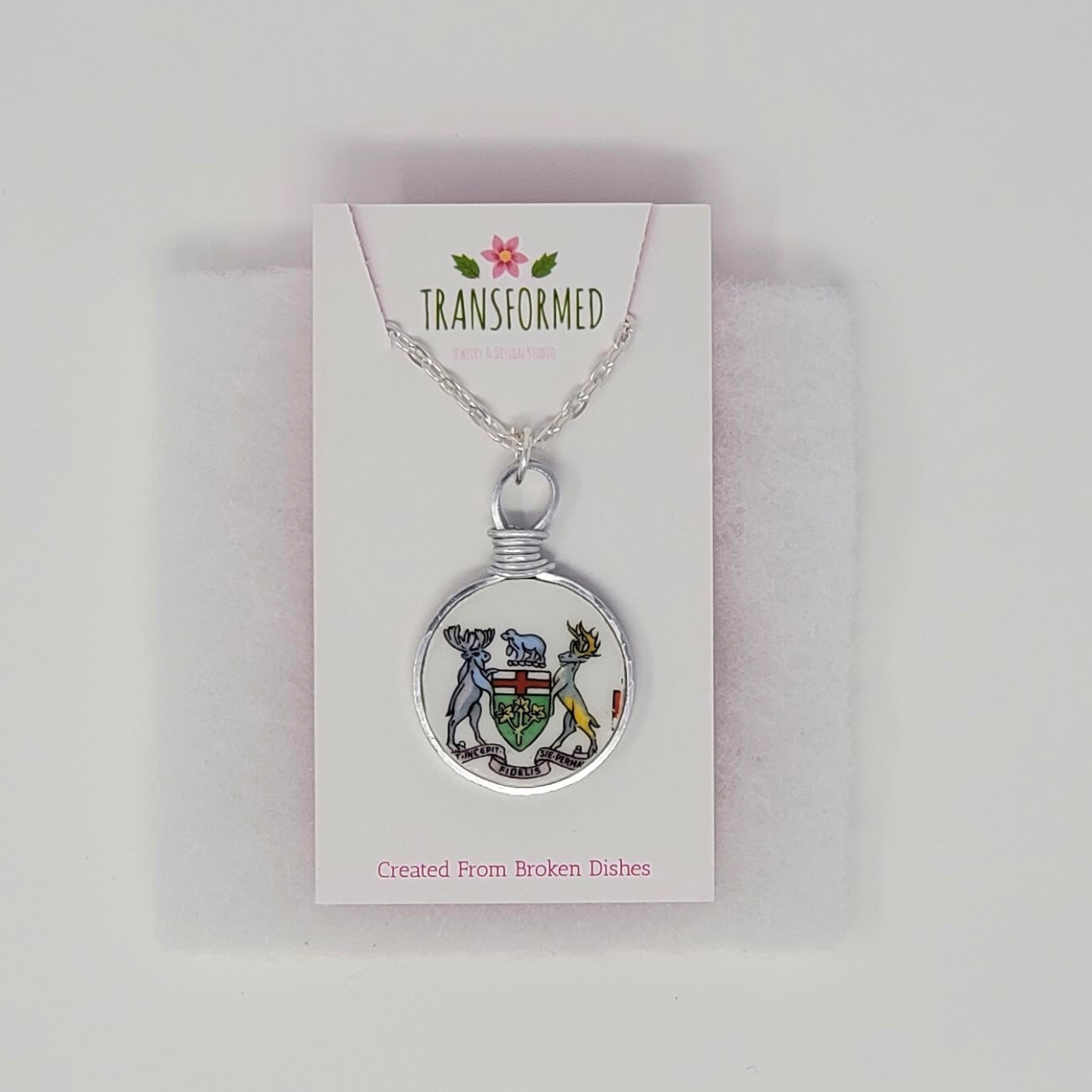 Transformed jewellery Upcycled Broken China Necklaces