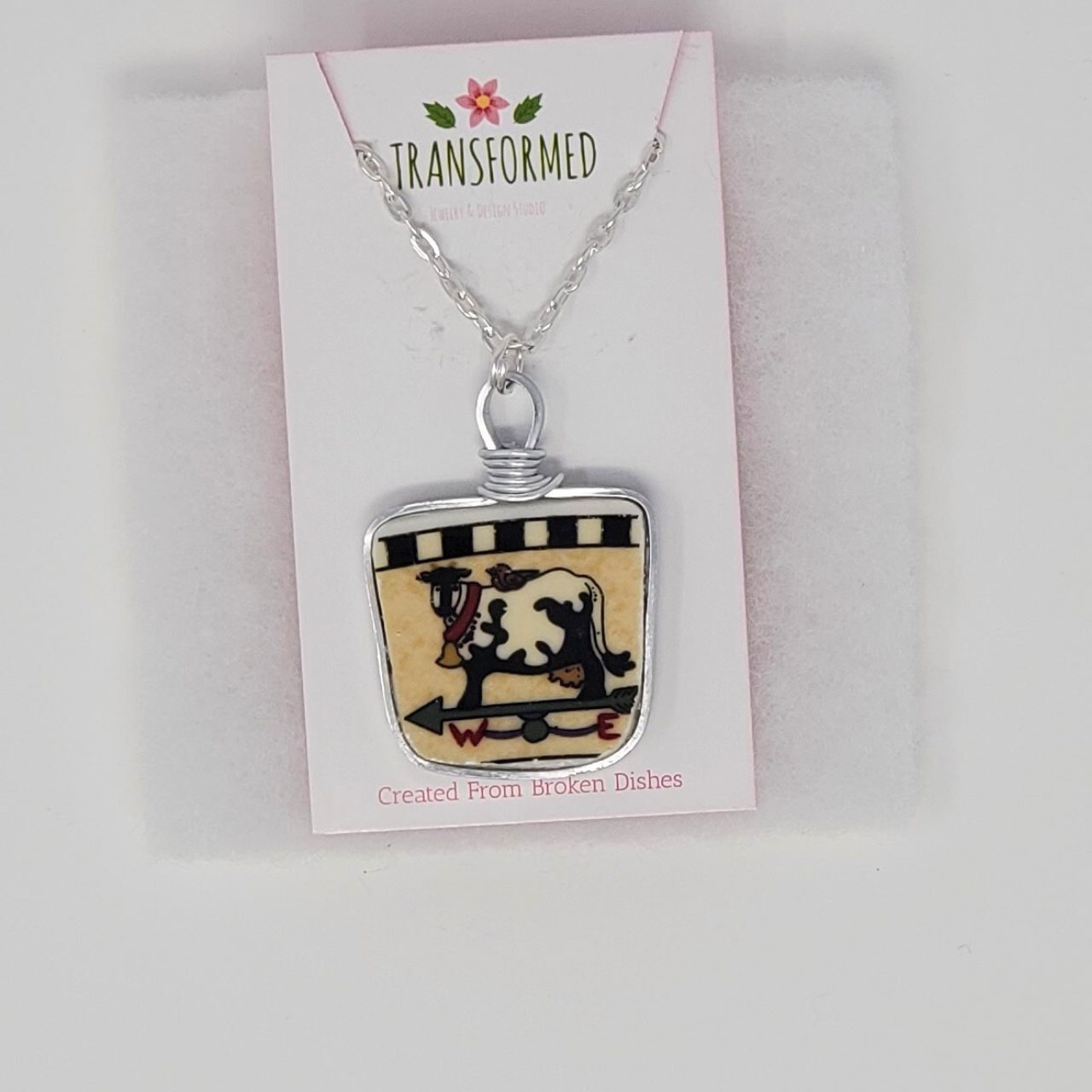 Transformed jewellery Upcycled Broken China Necklaces