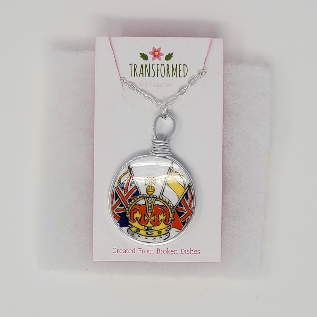 Transformed jewellery Upcycled Broken China Necklaces