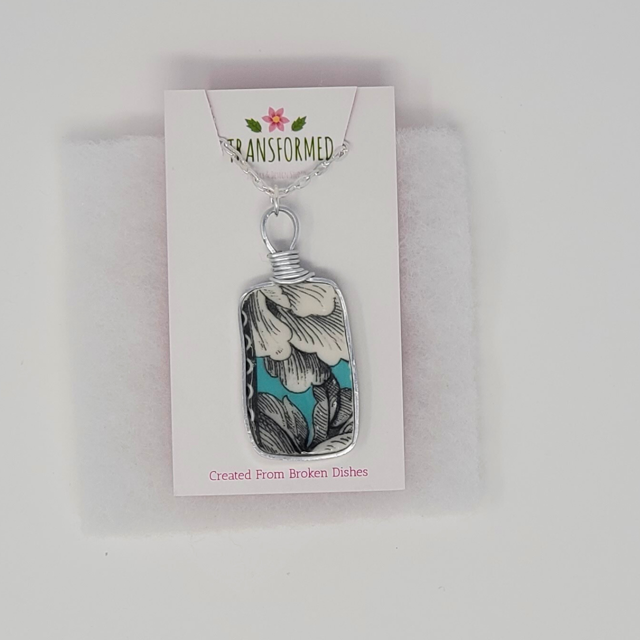 Transformed jewellery Upcycled Broken China Necklaces