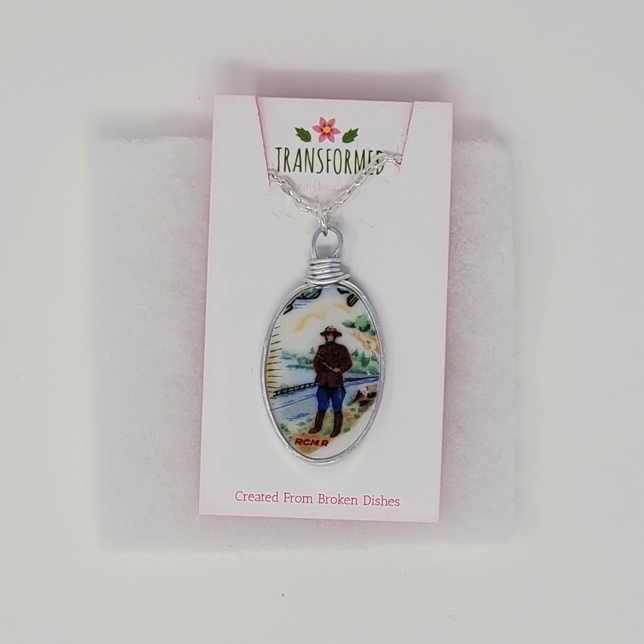 Transformed jewellery Upcycled Broken China Necklaces