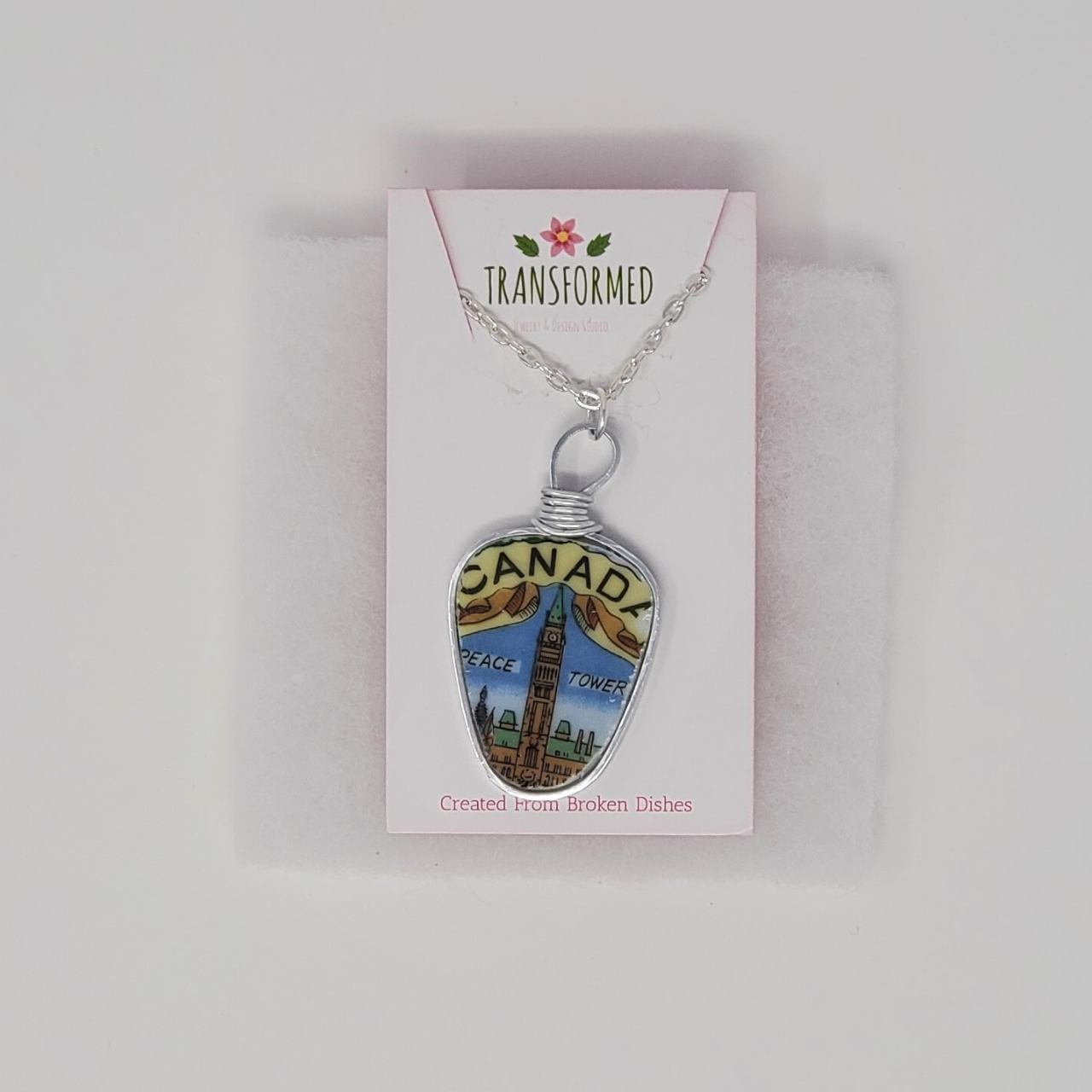 Transformed jewellery Upcycled Broken China Necklaces