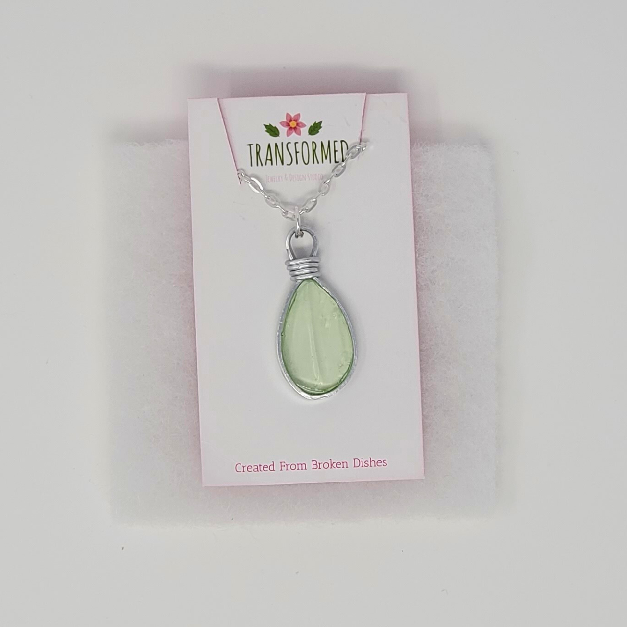 Transformed jewellery Upcycled Broken China Necklaces