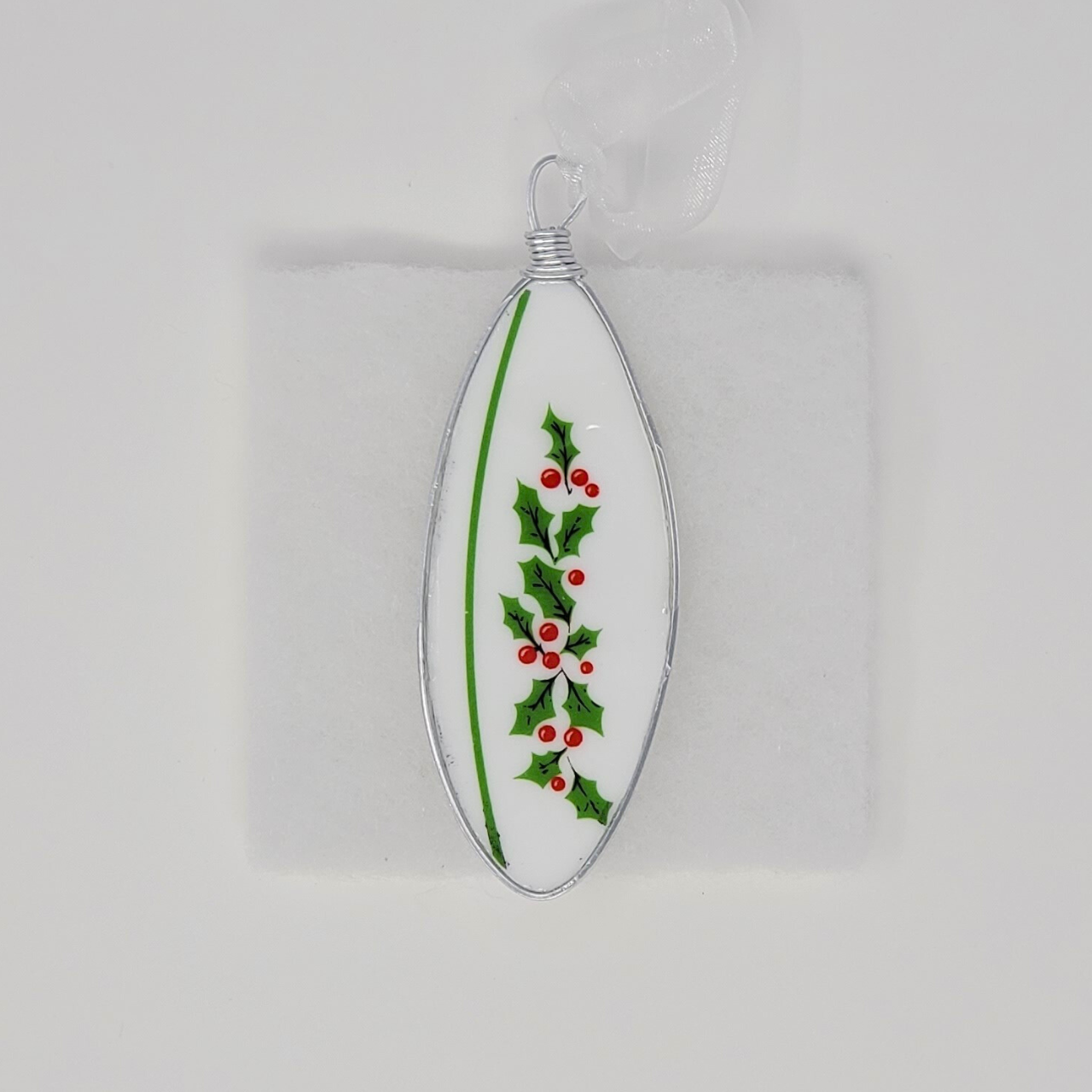 Transformed Jewelry & Design Studio Ltd Christmas ornament Upcycled Broken China Ornaments