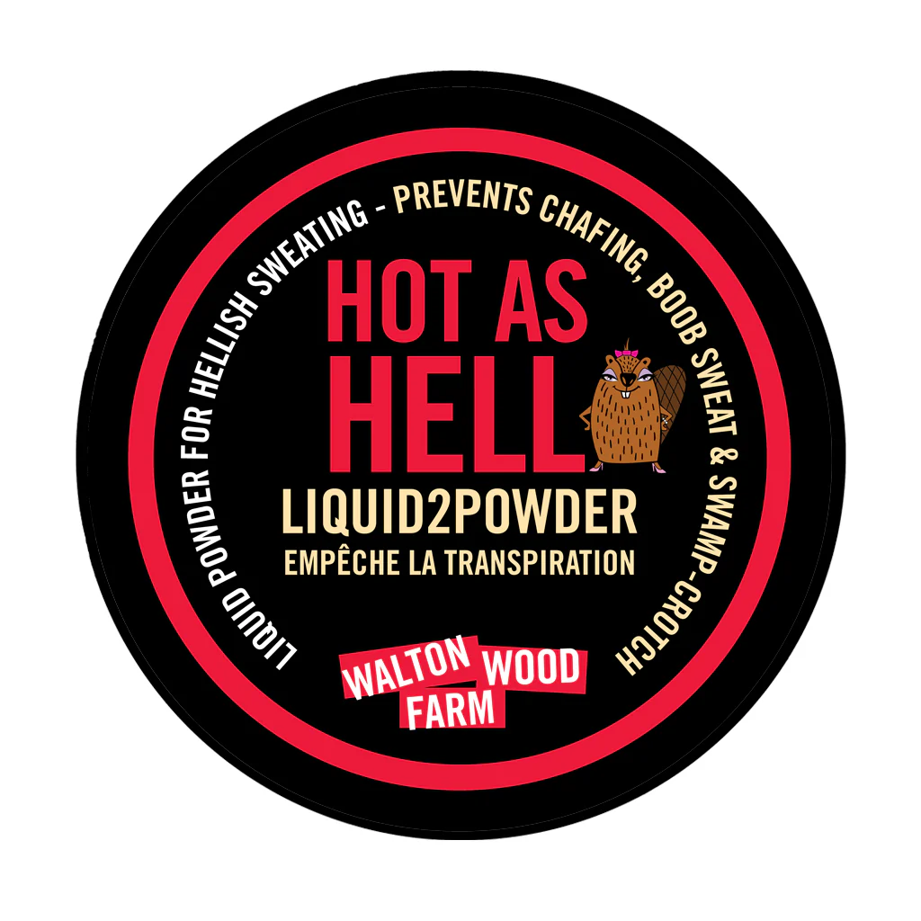 Walton Wood Farm Health & Beauty Hot As Hell - Liquid 2 Powder - Anti Chafing Lotion