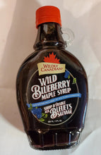 Load image into Gallery viewer, Wildly Canadian condiments Wild Blueberry Maple Syrup
