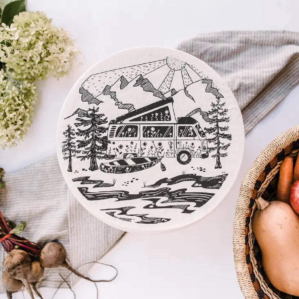 Your Green Kitchen Bowl Cover Camper Van Bowl Cover