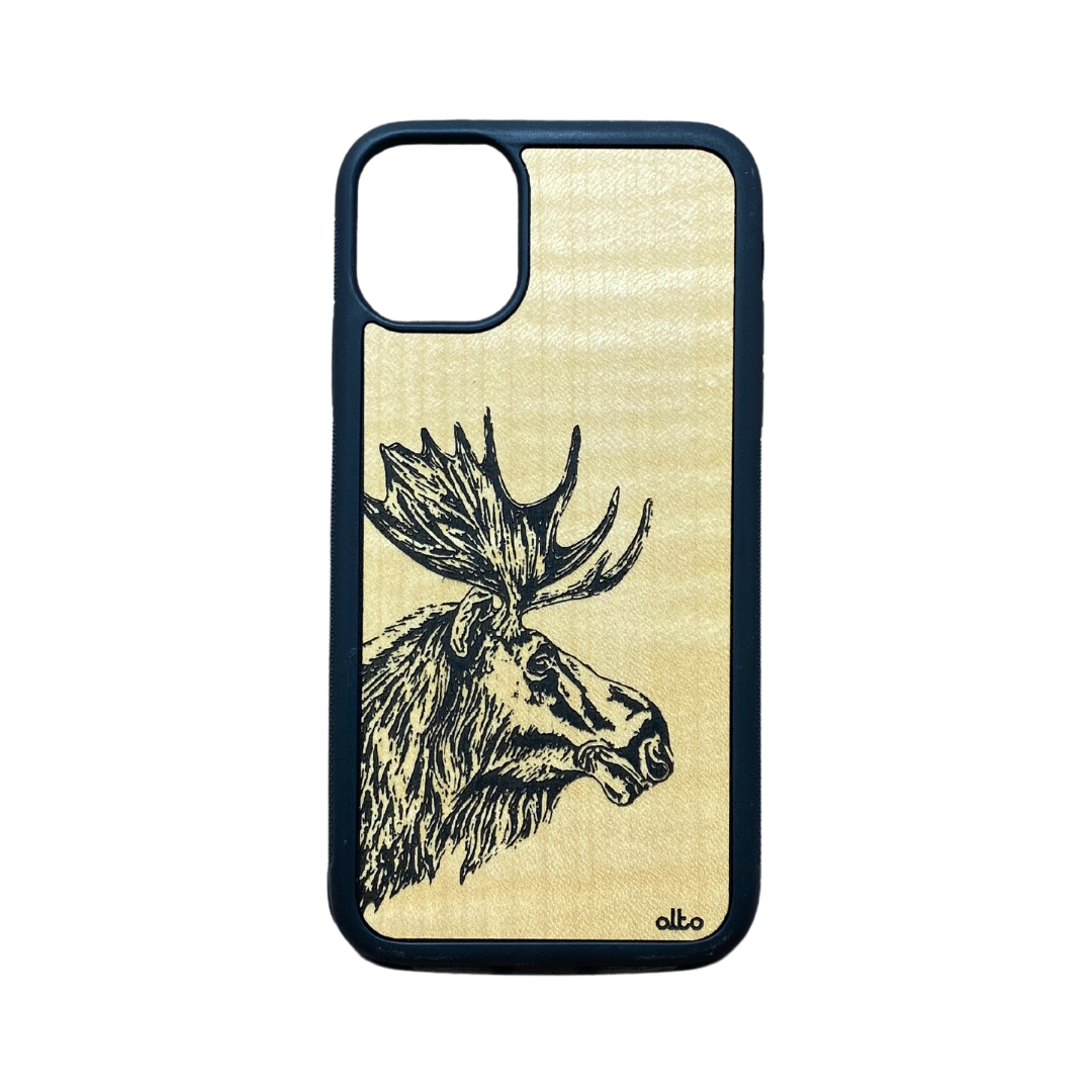 moose head side view