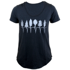 Kindred Coast Clothing small / Treeline-Charcoal Kindred Coast  Women's T-shirt - Treeline