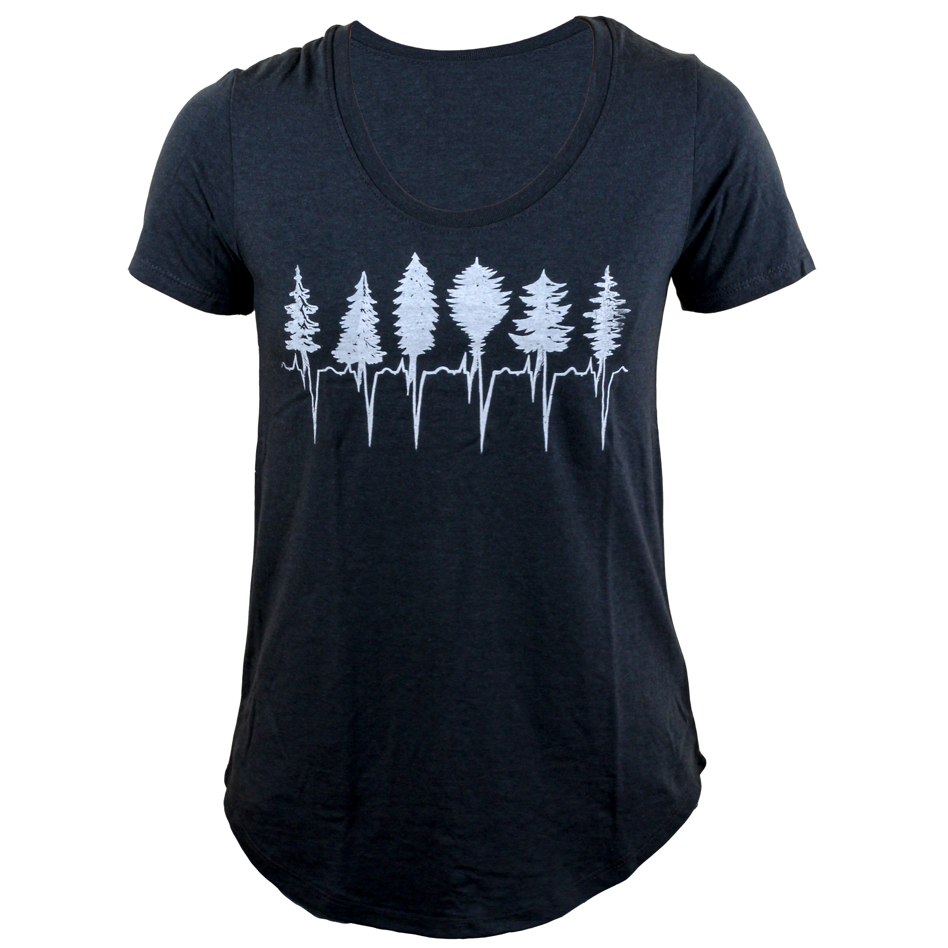 Kindred Coast Clothing small / Treeline-Charcoal Kindred Coast  Women's T-shirt - Treeline