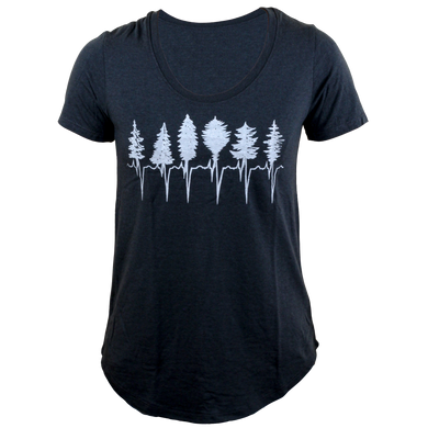Kindred Coast Clothing small / Treeline-Charcoal Kindred Coast  Women's T-shirt - Treeline
