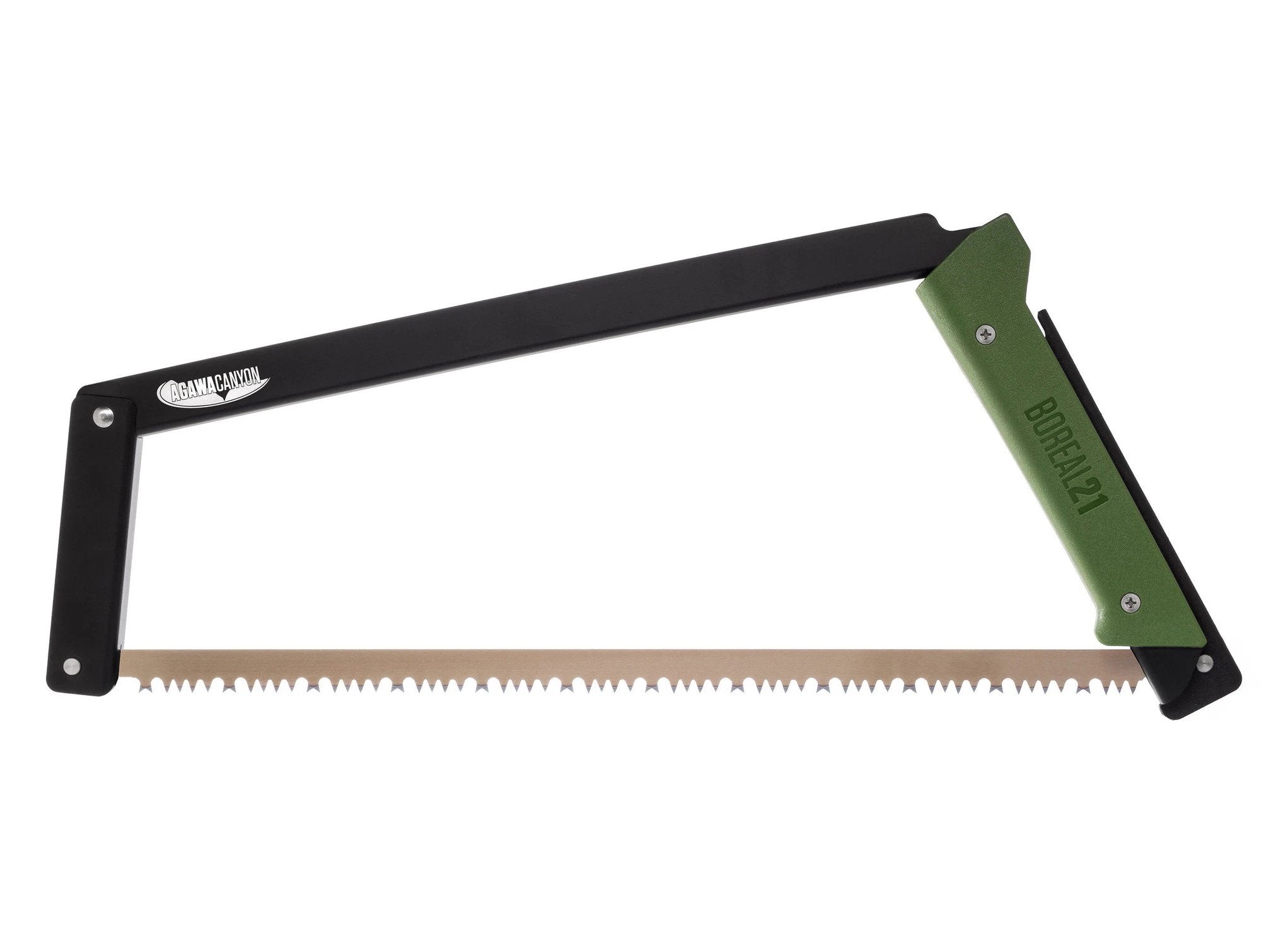  Green handle Foldable Bow Saw white background