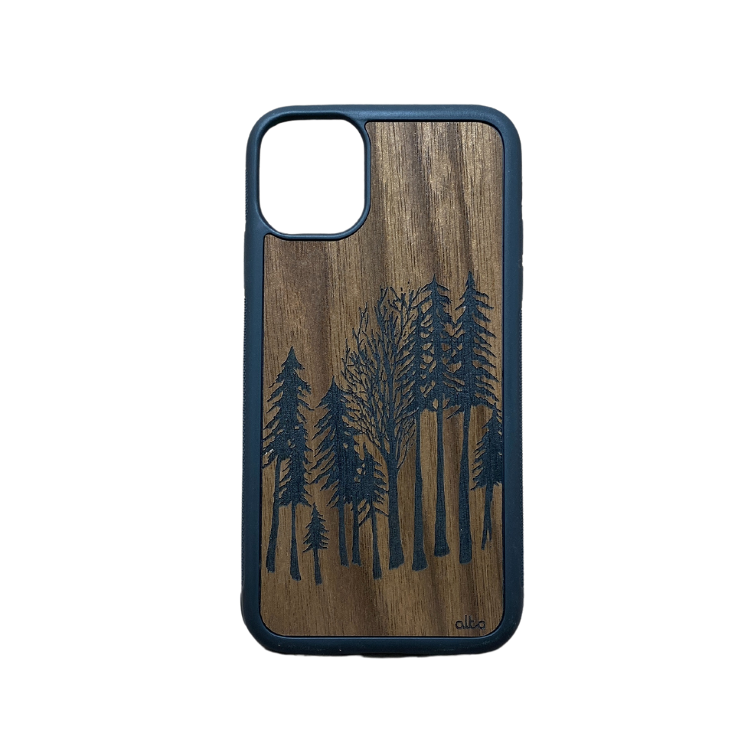 Alto Accessory Forest - Walnut Wood / iPhone 12/12 pro Wood Engraved Phone Cases