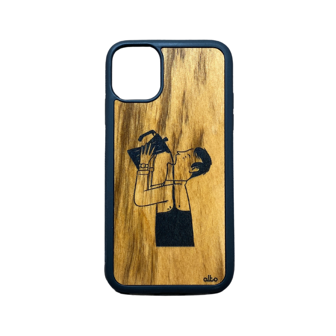 Alto Accessory Free Coffee - Olive Wood / iPhone 11 Wood Engraved Phone Cases