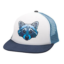 Load image into Gallery viewer, Ambler Accessory Faces-Raccoon / Kids(2-7yrs) Snapback Hats - kids
