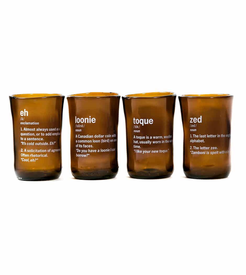 Artech Studios Tableware Canadianism Tumbler set