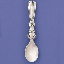 Load image into Gallery viewer, Basic Spirit Canada Baby Spoon Bunny Pewter Baby Spoons
