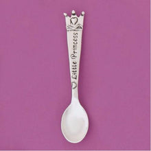 Load image into Gallery viewer, Basic Spirit Canada Baby Spoon Little Princess Pewter Baby Spoons
