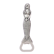 Load image into Gallery viewer, Basic Spirit Canada Bottle Openers Mermaid Pewter Bottle Openers
