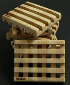 EH-2-ZED Bathroom Cedar Waffle Soap Plate