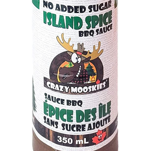 Hot Mamas Pantry Island Spice Crazy Mooskies No Added Sugar Added Island Spice BBQ Sauce