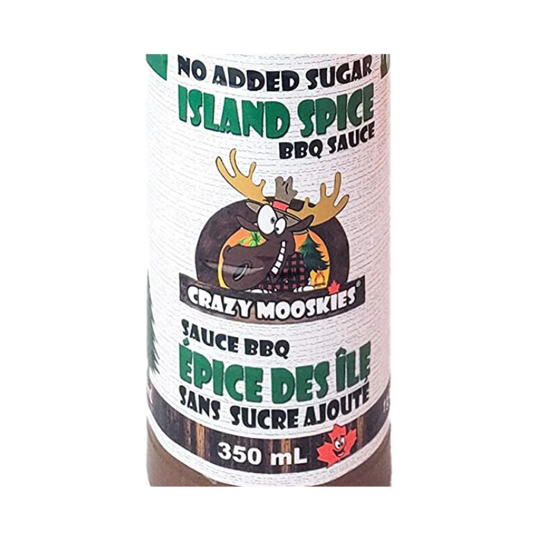 Hot Mamas Pantry Island Spice Crazy Mooskies No Added Sugar Added Island Spice BBQ Sauce