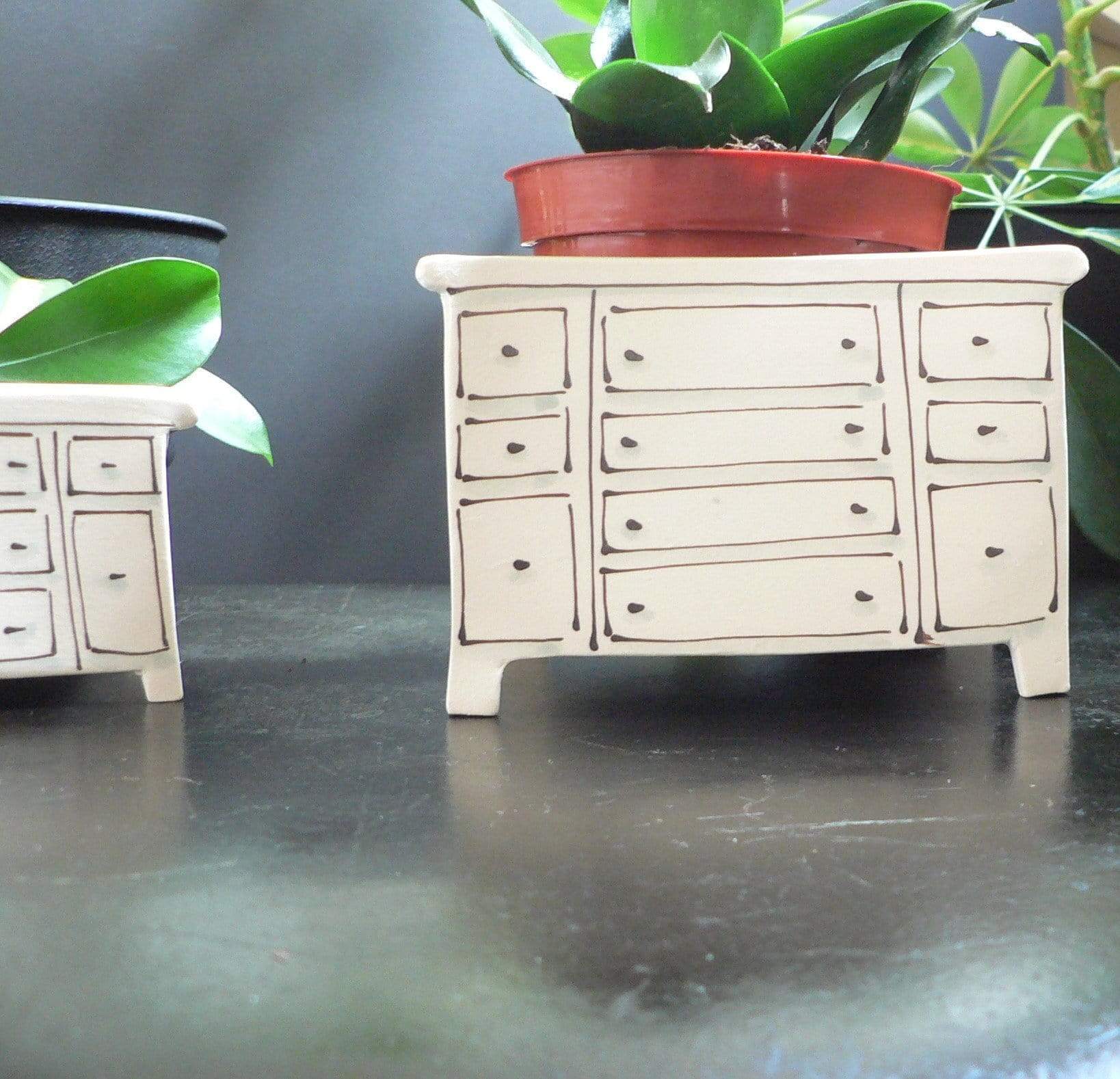 Julie Richard Accessory Dresser Ceramic Planter