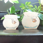 Julie Richard Accessory Goldfish Bowl Ceramic Planter