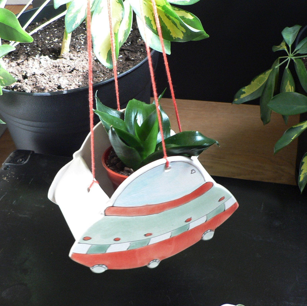 Julie Richard Accessory UFO Ceramic Planter