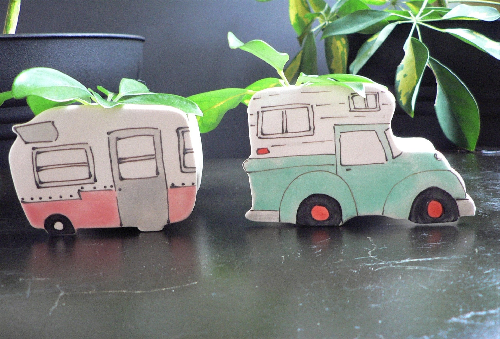 Julie Richard Accessory Vintage  Pickup Ceramic Planter