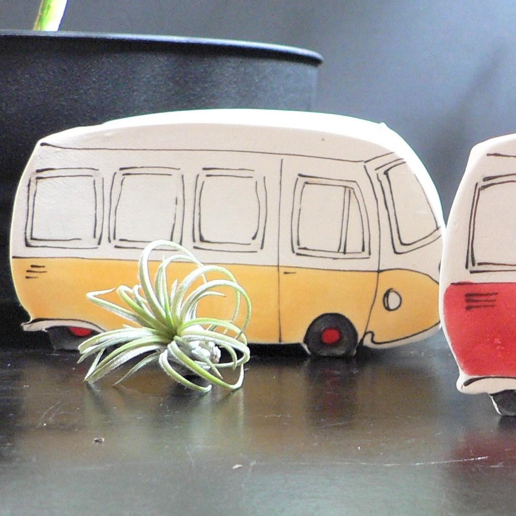 Julie Richard Accessory yellow Westfalia Ceramic Planter