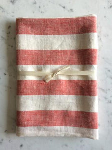 le fil rouge Textiles Bathroom red Linen Bath Sheets