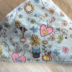 MoSo Bathroom Birds & Hearts Bamboo/Organic Cotton Hooded Baby Towel