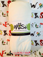 MoSo Bedding Bamboo/Organic Cotton Fitted Crib Sheet
