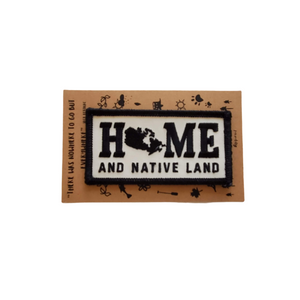 My Home Apparel Accessory black Home & Native Land Patch