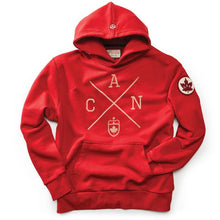 Load image into Gallery viewer, Red Canoe Mens Clothing Medium Cross Canada Hoodie
