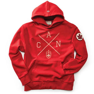 Red Canoe Mens Clothing Medium Cross Canada Hoodie