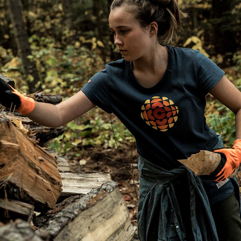 women's CBC t-shirt, Canadian Made