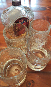 Studio Vine Glass Tableware Crackle - Lowball