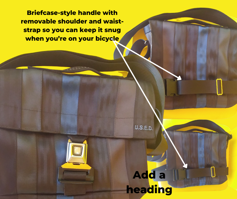 U.S.E.D. Accessory The Dennis - Messenger Bag