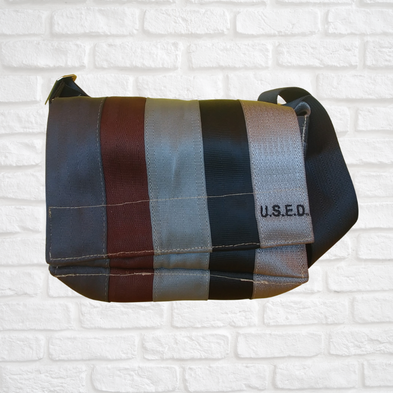 U.S.E.D. Accessory wine stripe Pauline Shoulder Bag